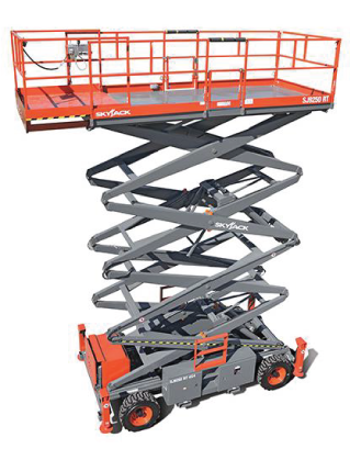 Hire diesel 50ft scissorlift